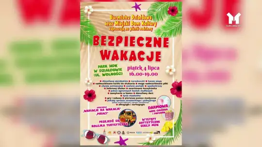 JAK BĘDĄ WYGLĄDAŁY WAKACJE DZIECI Z DZIAŁDOWA