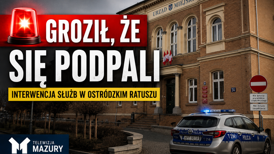 Oblał się benzyną i groził, że się podpali