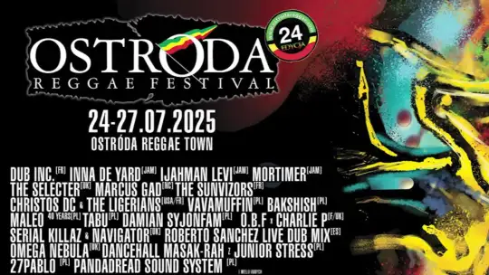 OSTRÓDA REGGAE FESTIVAL JUŻ W CZWARTEK!