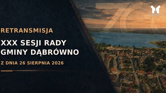 Retransmisja XXX sesji Rady Gminy Dąbrówno