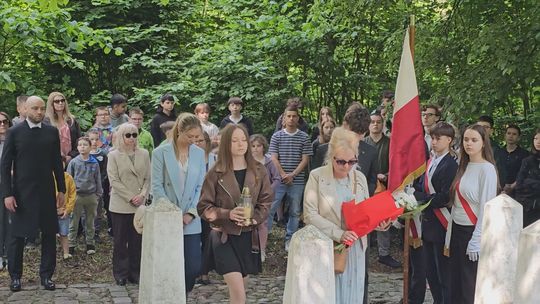 Uczniowie na Polskiej Górce