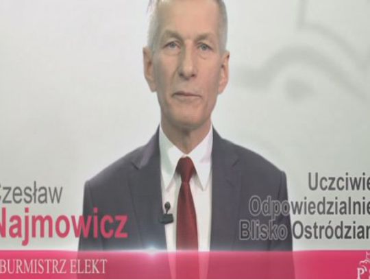 BURMISTRZ ELEKT CZESŁAW NAJMOWICZ