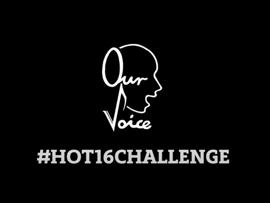 Chór Our Voice również podjął wyzwanie w #hot16challenge2