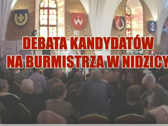 DEBATA KANDYDATÓW NA BURMISTRZA W NIDZICY