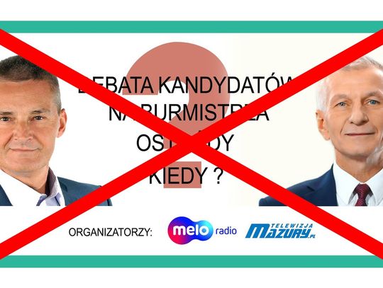 DEBATY W OSTRÓDZIE NIE BĘDZIE 