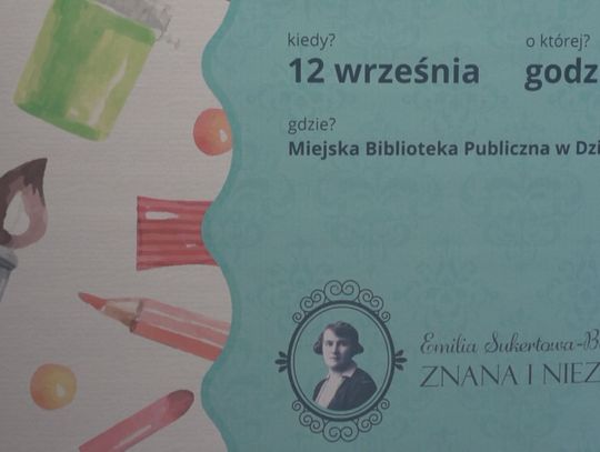 EMILIA SUKERTOWA-BIEDRAWINA w Miejskiej Bibliotece Publicznej w Działdowie