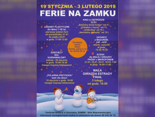 FERIE NA OSTRÓDZKIM ZAMKU 