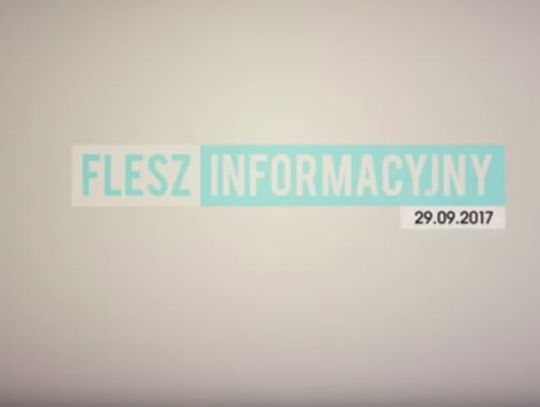 FLESZ INFORMACYJNY 29.09.2017