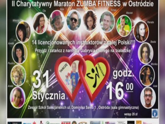 II CHARYTATYWNY MARATON ZUMBA FITNESS W OSTRÓDZIE 