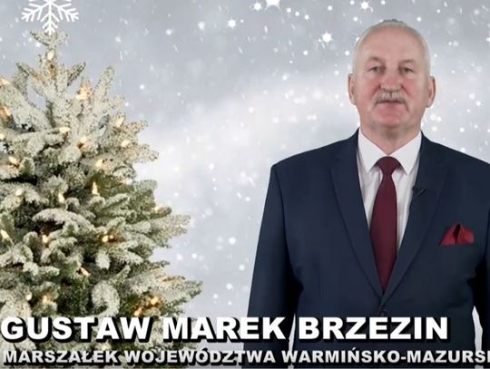 MARSZAŁEK WOJEWÓDZTWA WARMIŃSKO - MAZURSKIEGO - ŻYCZENIA ŚWIĄTECZNE 2019