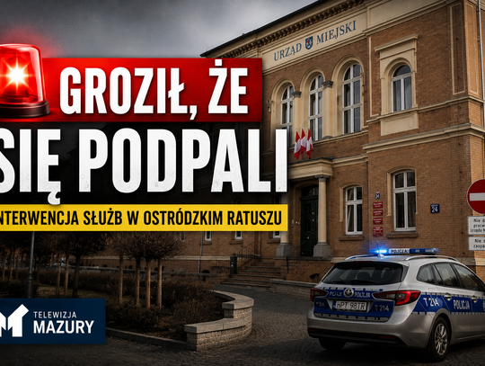 Oblał się benzyną i groził, że się podpali