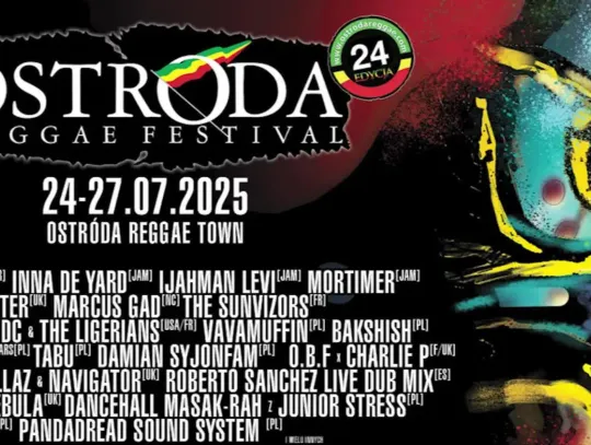 OSTRÓDA REGGAE FESTIVAL JUŻ W CZWARTEK!