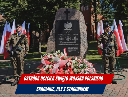 Ostróda uczciła Święto Wojska Polskiego – skromnie, ale z szacunkiem