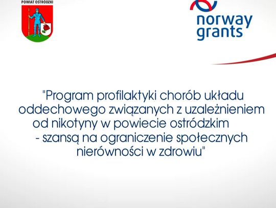 PROGRAM PROFILAKTYKI CHORÓB UKŁADU ODDECHOWEGO