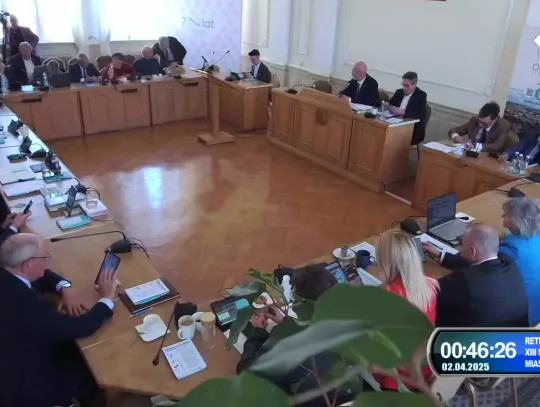 Retransmisja XIII Sesja Rady Miasta Ostróda z dnia 02.04.2025