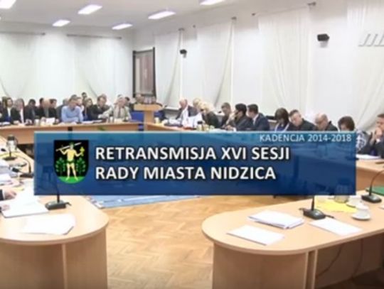 RETRANSMISJA XVI SESJI RADY MIASTA NIDZICA