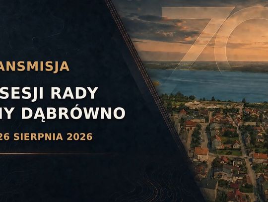 Retransmisja XXX sesji Rady Gminy Dąbrówno