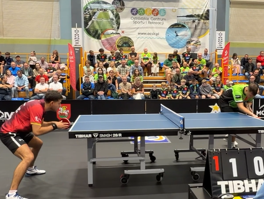 Wielki tenis stołowy znów w Ostródzie. Waleczna inauguracja MLKS-u Ostródzianki