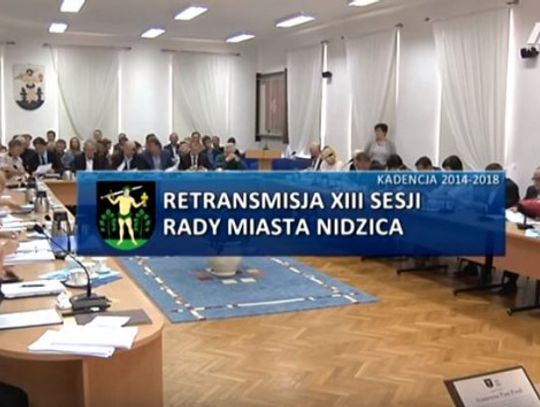 XIII SESJA RADY MIASTA NIDZICA