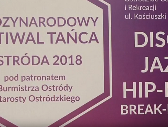 ZAPOWIEDŹ OSTRÓDZKIEGO MIĘDZYNARODOWEGO FESTIWALU TAŃCA