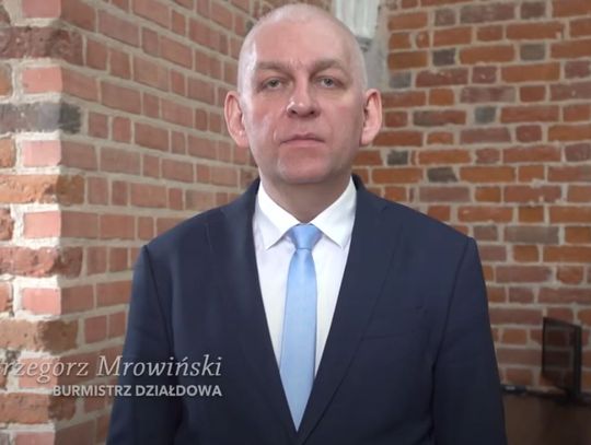 Życzenia Wielkanocne - Grzegorz Mrowiński Burmistrz Działdowa