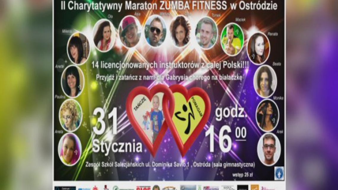 II CHARYTATYWNY MARATON ZUMBA FITNESS W OSTRÓDZIE 