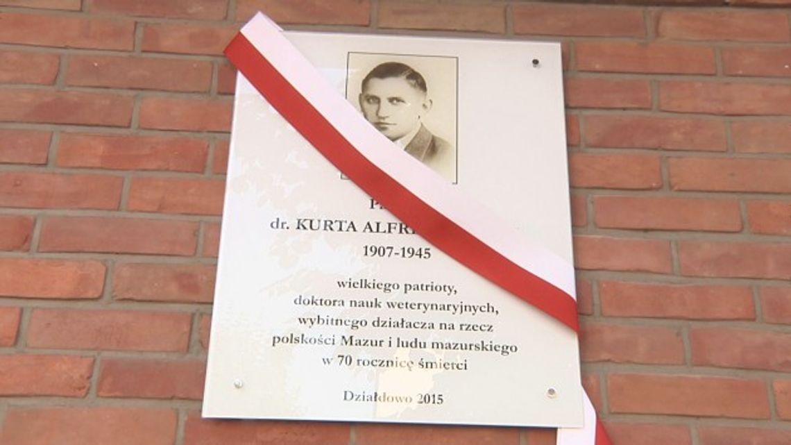 UPAMIĘTNIONO KURTA ALFREDA OBITZA