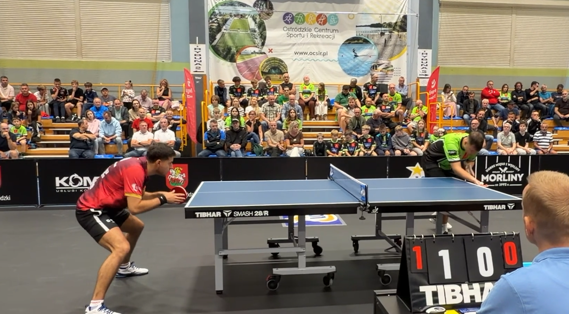 Wielki tenis stołowy znów w Ostródzie. Waleczna inauguracja MLKS-u Ostródzianki