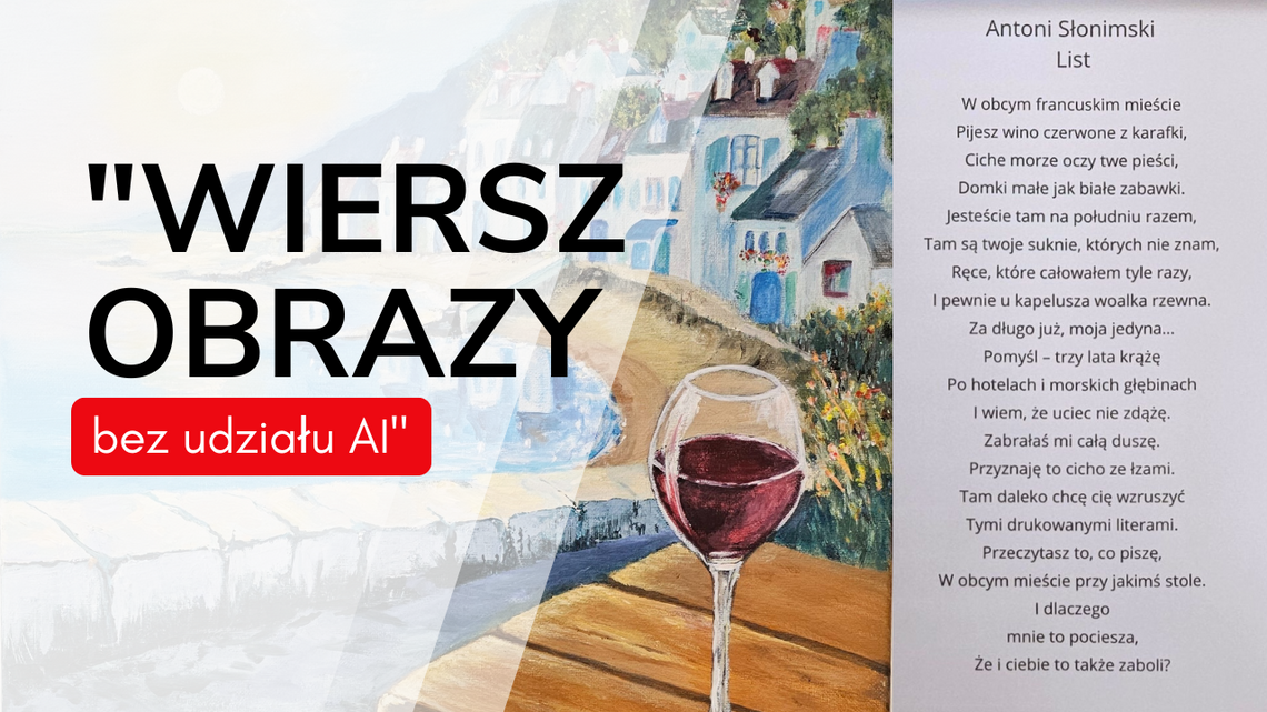 Wierszobrazy bez udziału AI Wierszobrazy bez udziału AI