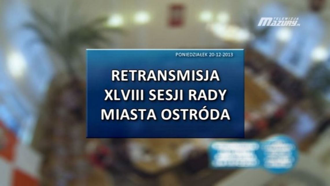 XLVIII SESJA MIASTA OSTRÓDA